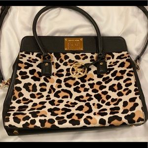 SOLD! Michael Kors Astrid Calf Hair Large Satchel